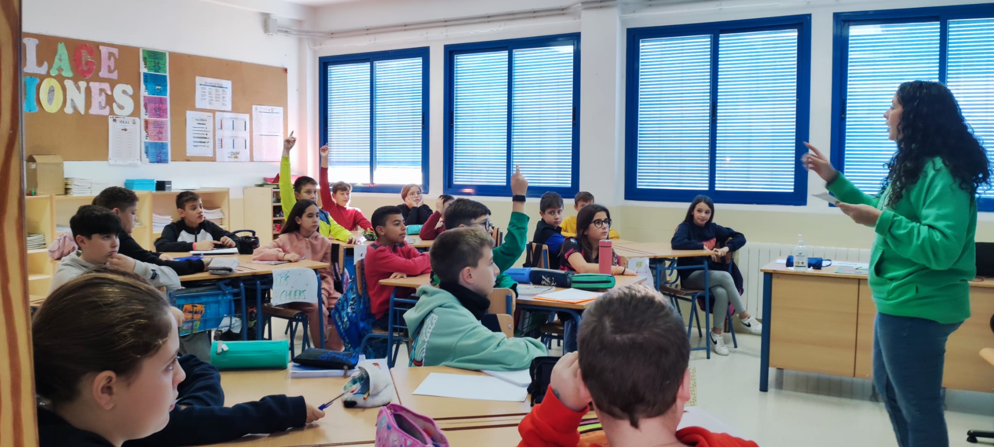 Students of La Cruz school