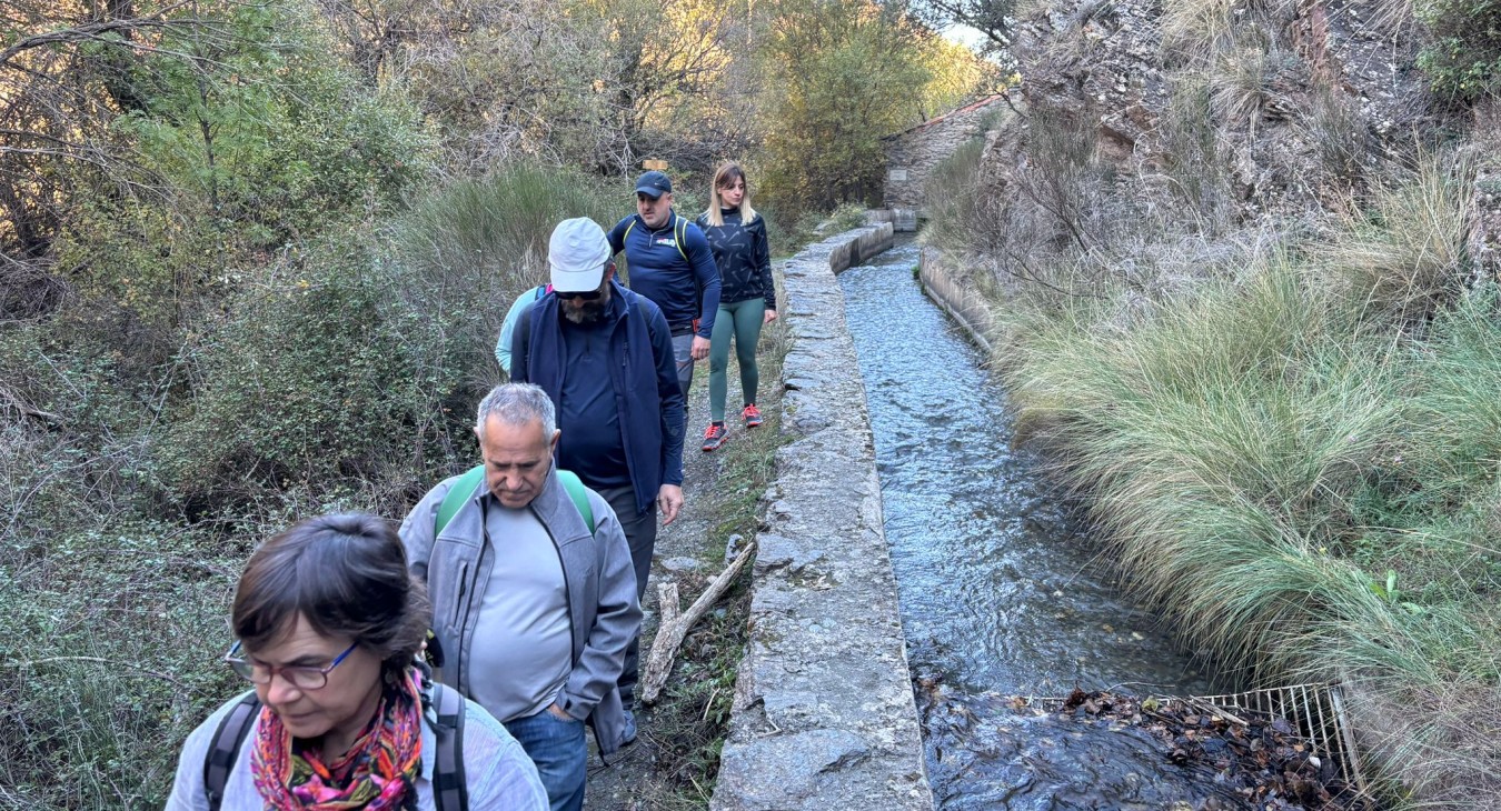 a guided tour of the route of the Alcázar irrigation channel