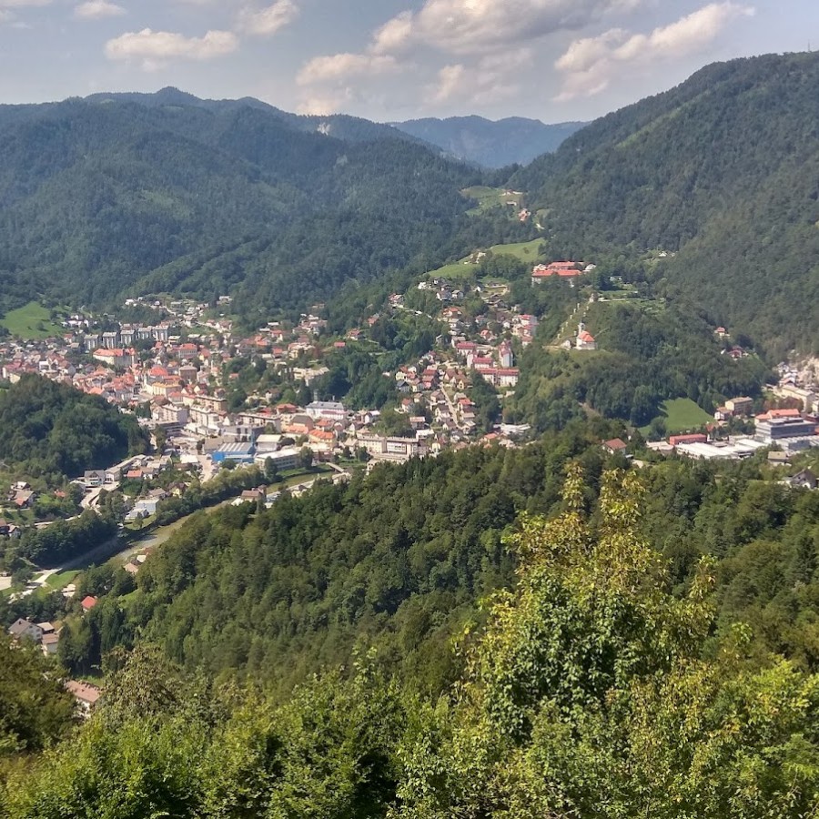 Panorama of Idrija